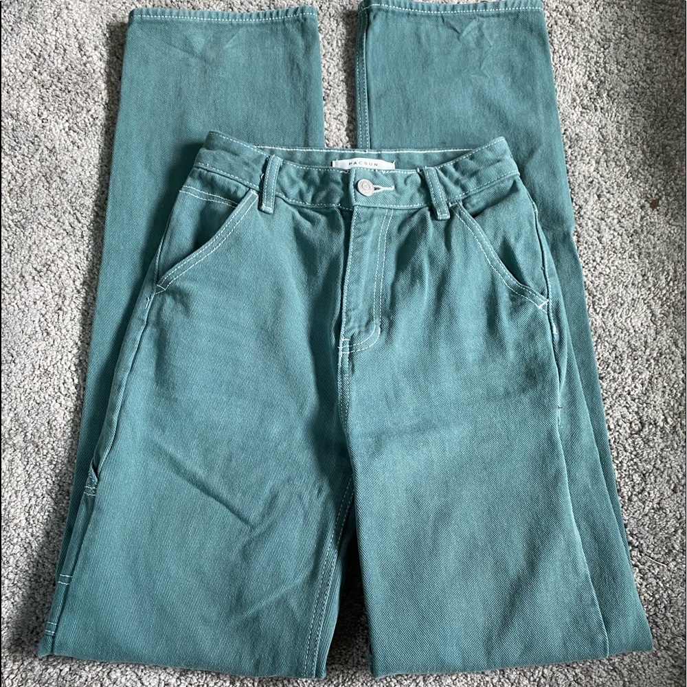 Green Pacsun carpenter jeans